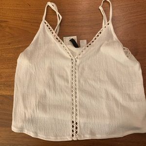 Brand new white tank top